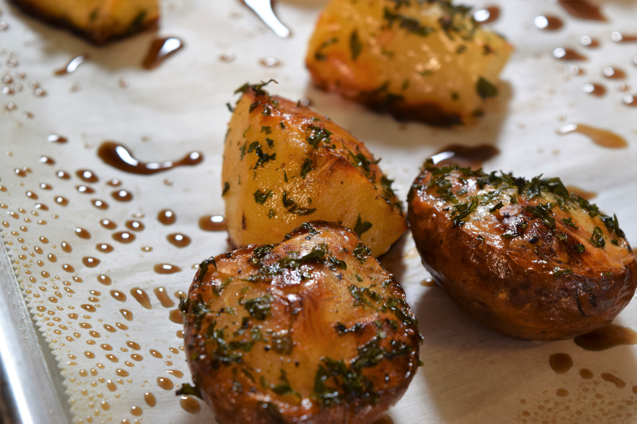 Sous Vide: Parsley Roasted Potatoes, 2020