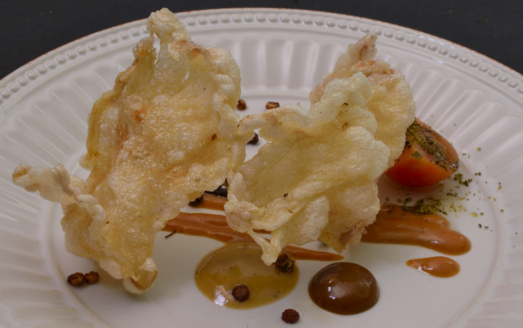 Sous Vide: Beef Tendon "Chicharrones"--2020