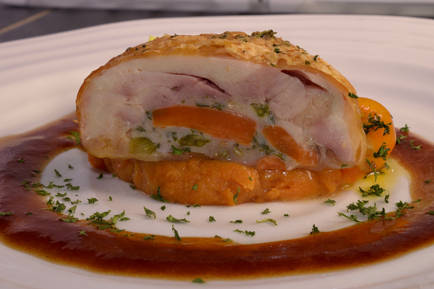 Sous Vide: Stuffed Chicken Thighs