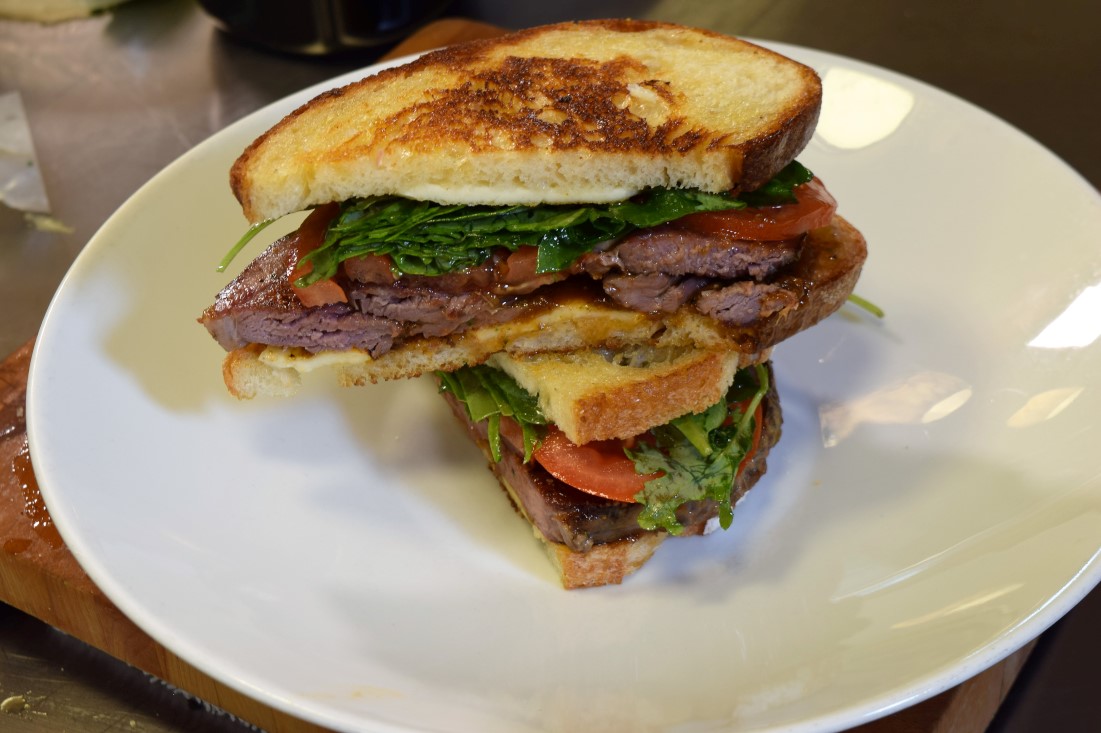 Grilled Lamb Sandwich with Pecorino Romano