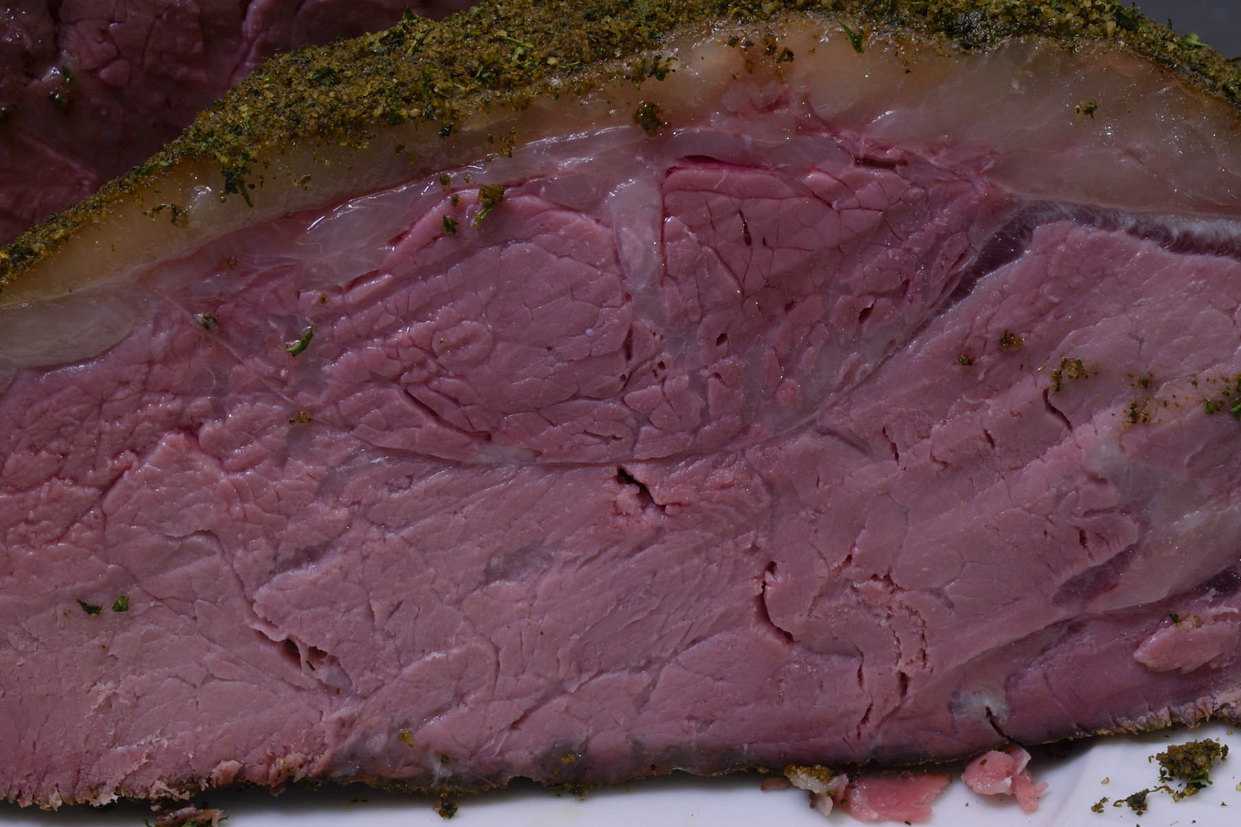 Sous-B-Q: Beef Strip Loin Roast, "Nerve End"--2020