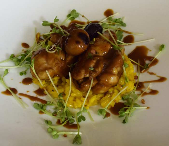 Veal Sweetbreads Sous Vide (thymus) with Chestnuts