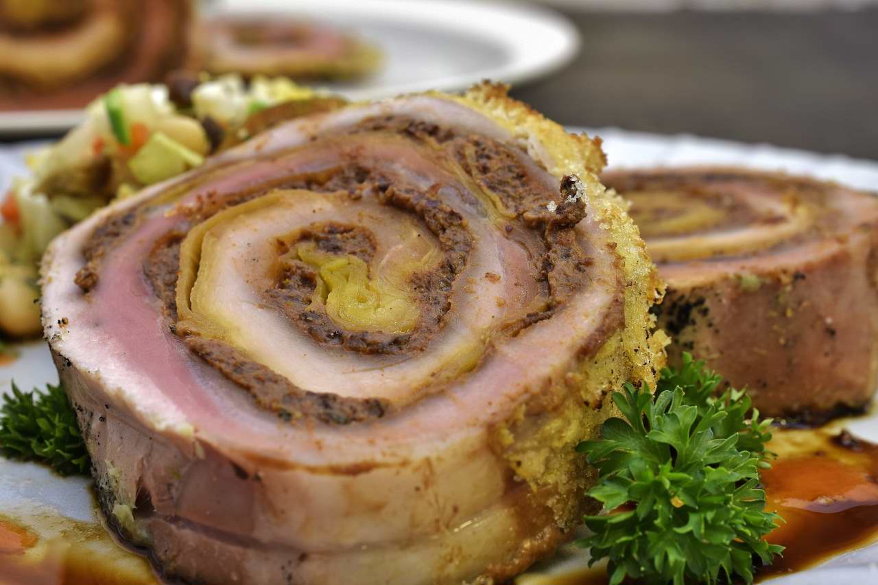 Sous Vide: Stuffed Pork Loin, Cured Golden Beets