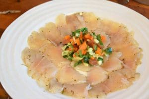 trout carpaccio