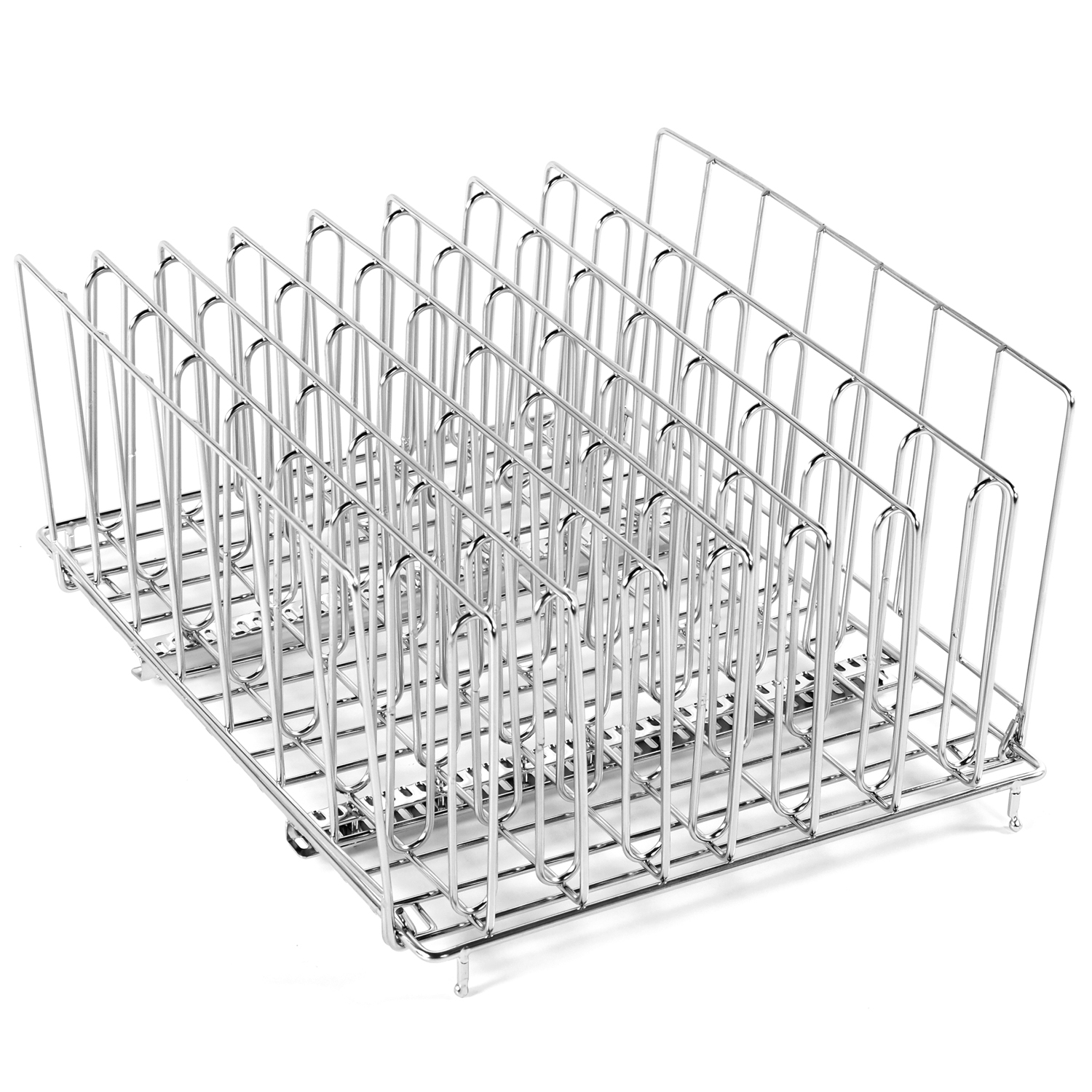 LIPAVI N10 Sous Vide Rack White Polycarbonate with 316L Stainless steel weights Adjustable Fits C10 Container Collapsible Ensures even warming with Sous Vide Cooking 
